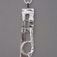 open fused jade pendant