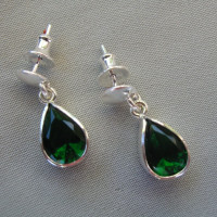 helenite earrings