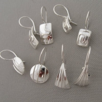 dome earrings european wire