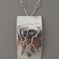 female nude large pendant