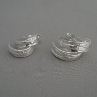 fused hoop earrings