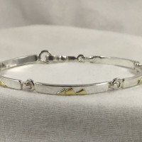 “West Coast Mountains” link bracelet