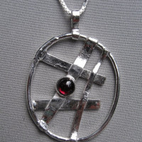 garnet pendant garnet pendant