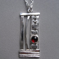 garnet pendant garnet pendant