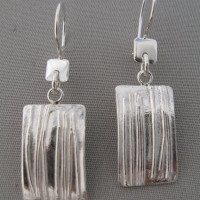 square link earrings square link earrings